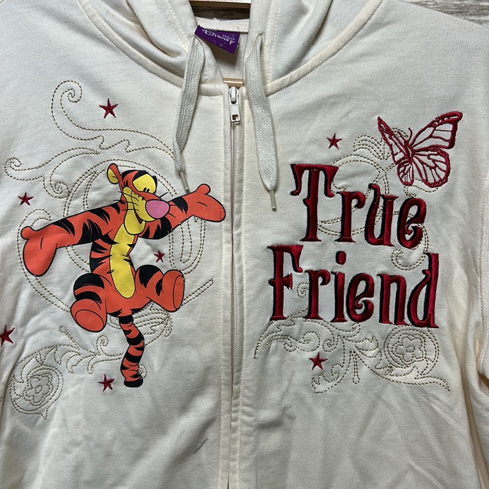 NWOT Disney original Tigger True Friend zip up hoodie women’s 2XL